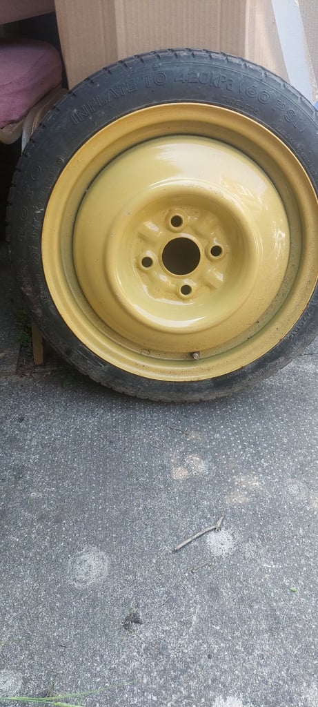 Spare car  wheel 