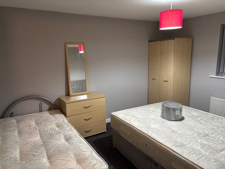 Bedroom set wardrobe drawers and bedside cabinet 