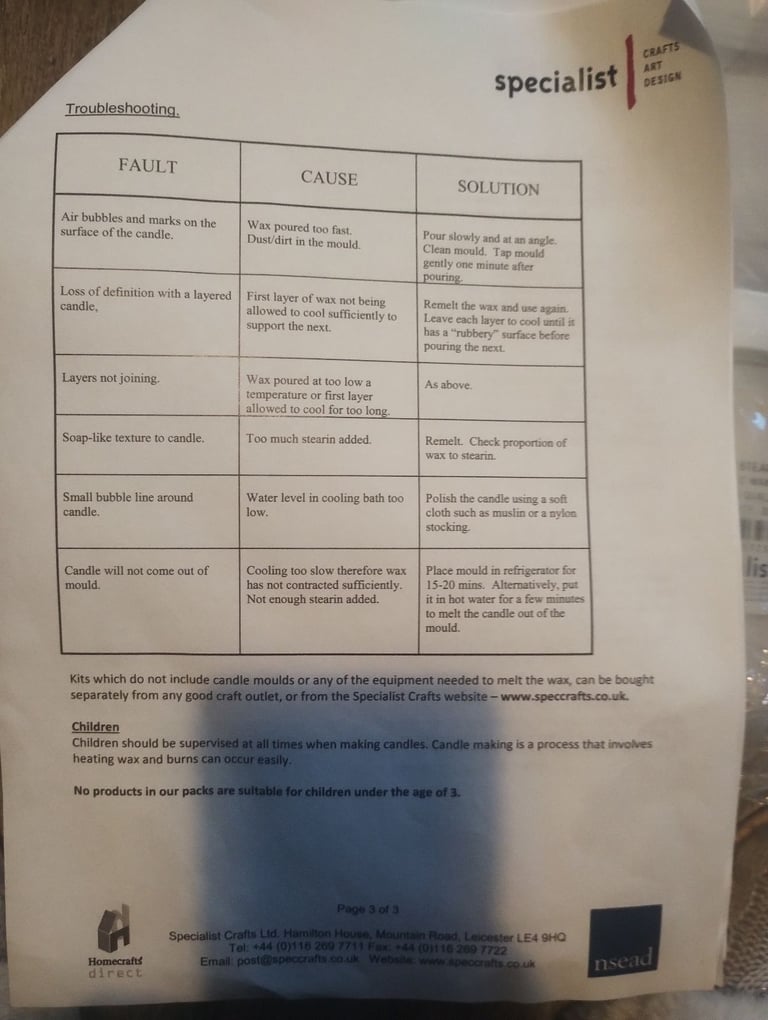 Adult candle making kit for 20 candles for arts and crafts 