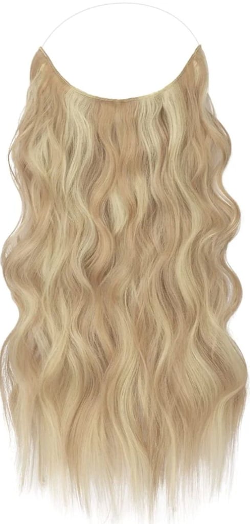 FESHFEN Invisible Wire Hair Extensions with Transparent Wire Adjustable Size  