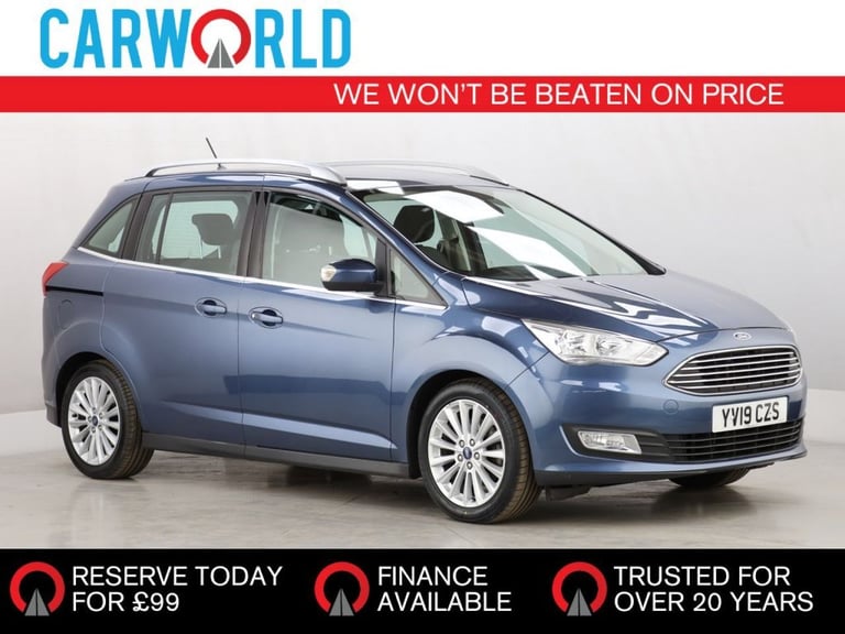 2019 Ford Grand C-Max 1.0T EcoBoost GPF Titanium MPV 5dr Petrol Manual Euro 6 (s/s) (125 ps) MPV ...