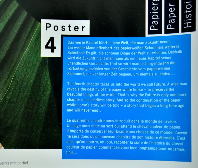 4x Zanders (German paper manufacturer) posters, ca. 1995