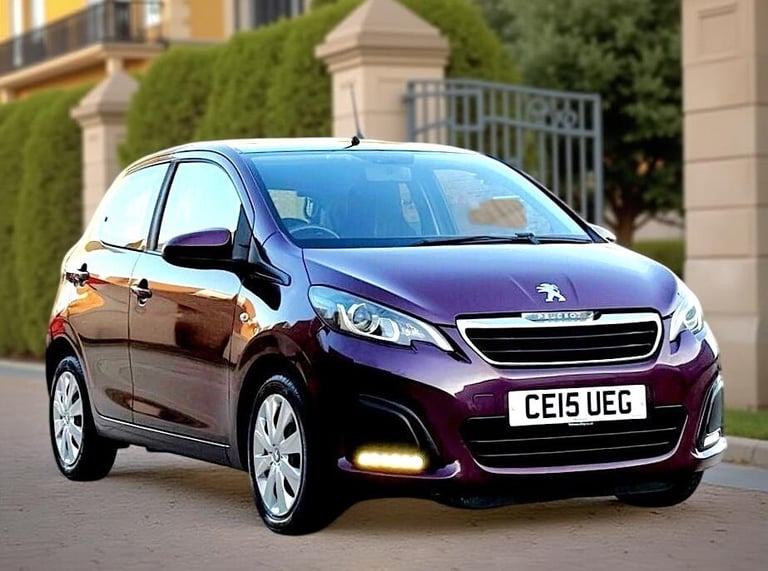 2015 Peugeot 108 1.0 Manual Active 5dr 77000 Miles . (£20 Tax) CHEAP on insurance Fuel . PX HATCH...