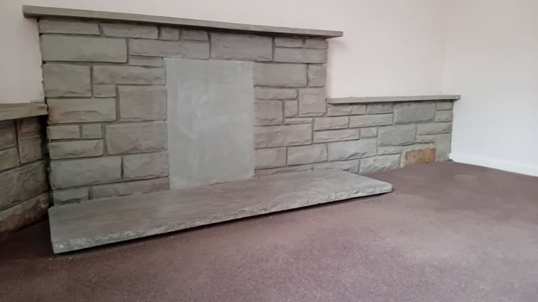 Free Brick / Stone TV Fireplace