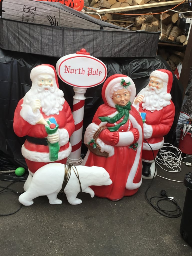 Blow molds for sale (Mrs Claus as already sold) THIS A BARGAIN