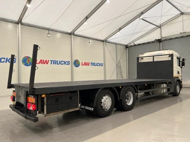 Scania G280 6x2 10 Tyre Rear Lift Sleeper Cab Flatbed Manual