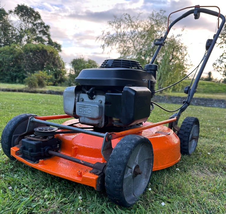 image for Husqvarna Honda 21” commercial mulcher lawnmower front wheel drive alloy recycler mower serviced