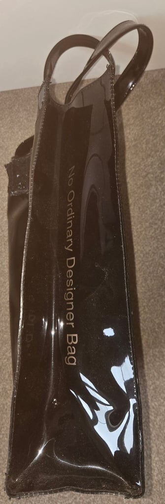 Ted baker tote bag large black pvc