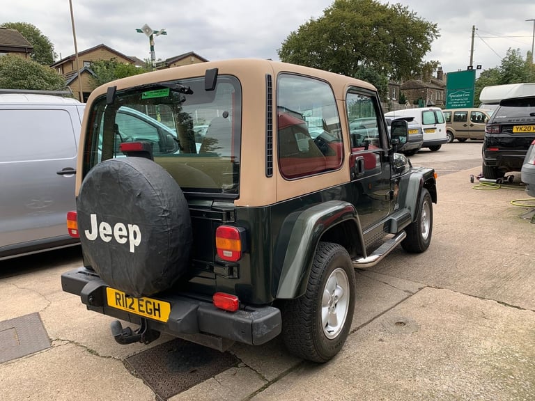 1997 RHD Jeep Wrangler 4.0L SAHARA TJ SERIES 5-SP MANUAL (LOW MLS) CLASSIC CAR 