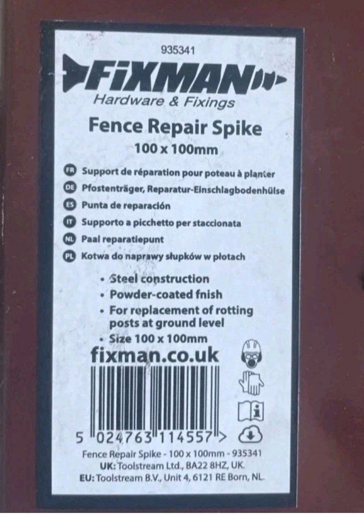 B&Q -4xFENCE POSTS (100x100mm) Rrp £12.49