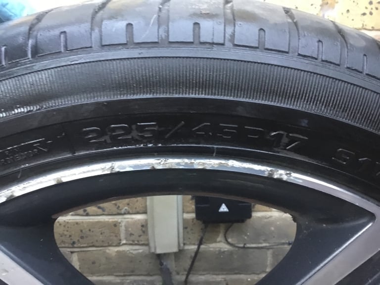 Bmw 17” alloys 5x120 wheels and tyres