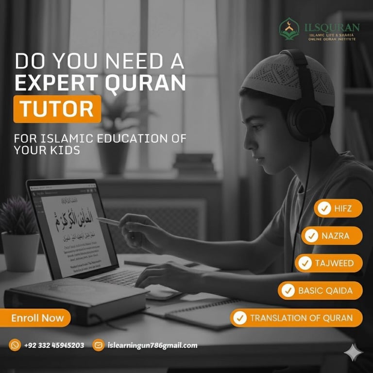 📖 Learn the Holy Quran from the comfort of your home!
