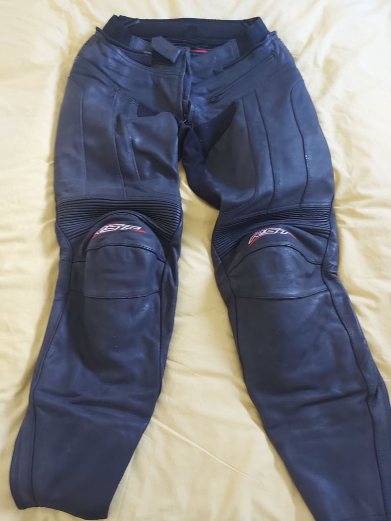 RST MOTORCYCLE LEATHER TROUSERS SIZE 30