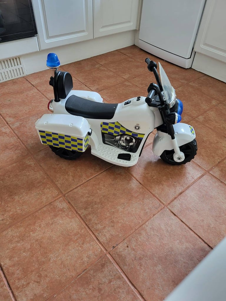 image for Kids electric police bike