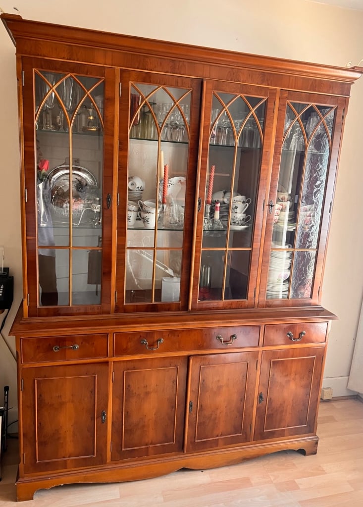 Large china cabinet for sale outlet