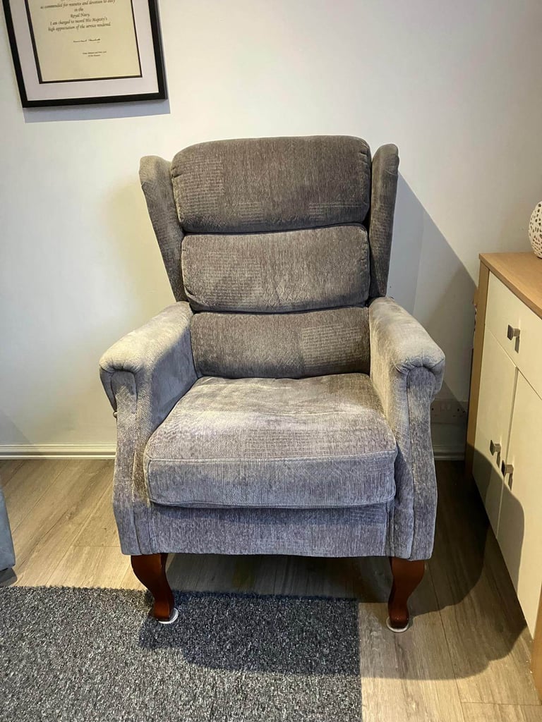 Grey armchair