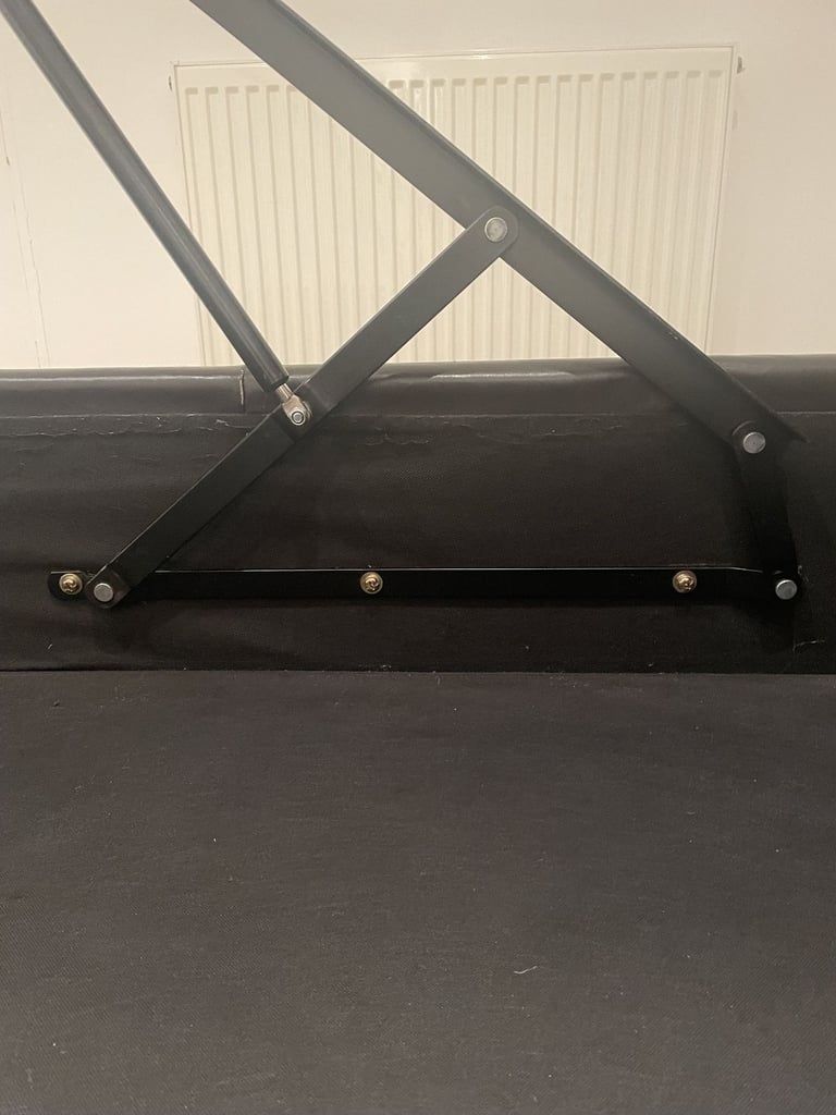 King Size Faux Leather Ottoman Bed Frame