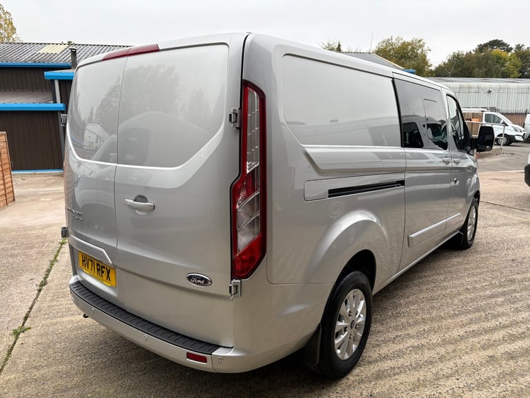 2021 Ford Transit Custom 2.0 EcoBlue 130ps Low Roof D/Cab Limited Van PANEL VAN Diesel Manual