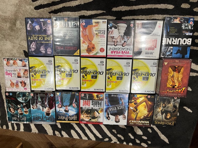 image for DVD bundle includes Harry Potter, Indiana jones and bourne
