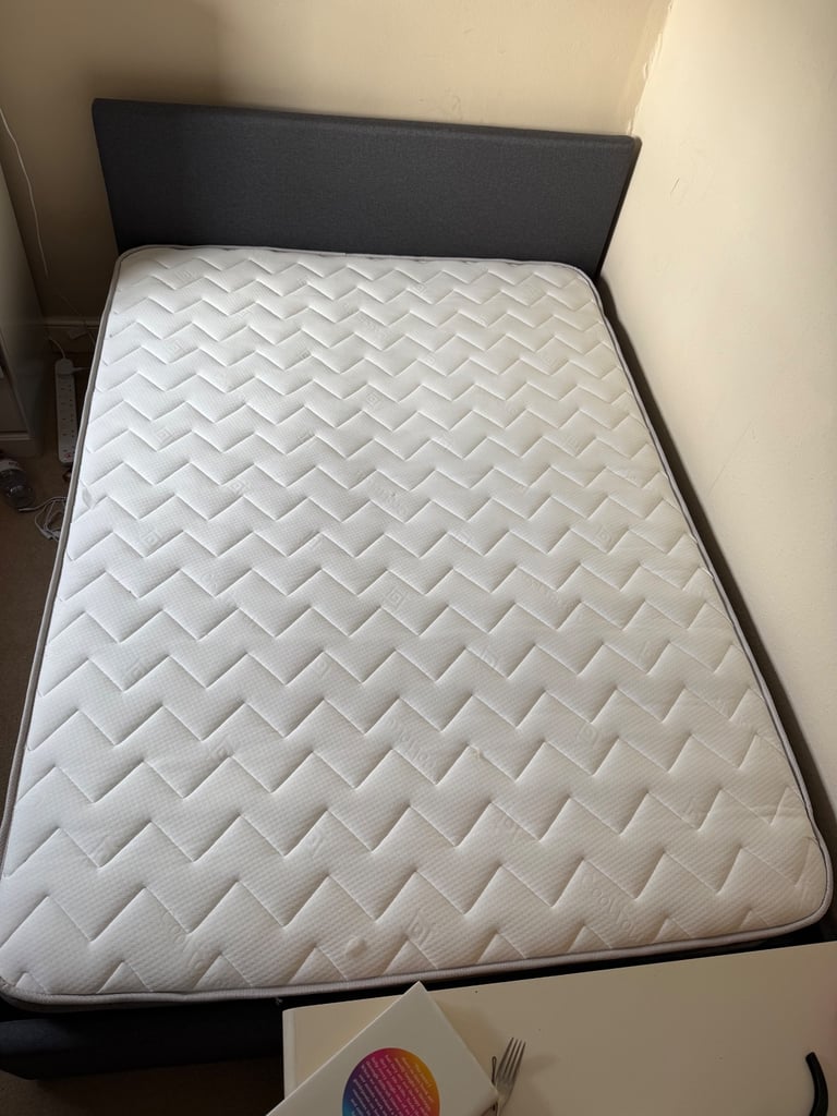 image for Double ottoman bed and mattress