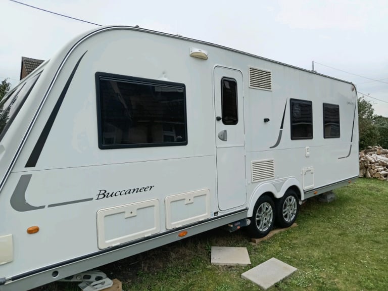 Buccaneer Caravel 2011 unused for 2 years) 4 berth fixed island bed caravan