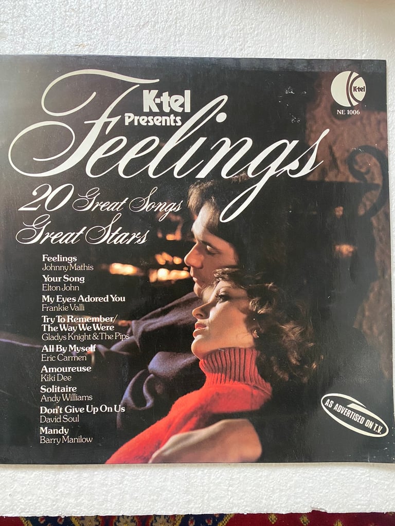 K _ Tel presents feelings . Vinyl.. 