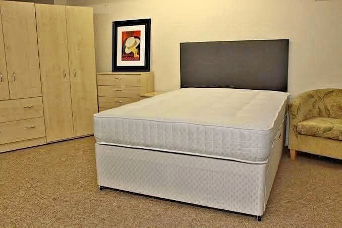 image for DIVAN 3FT SINGLE BED BASE + OPTIONAL DRAWERS == SAME DAY DELIVERY