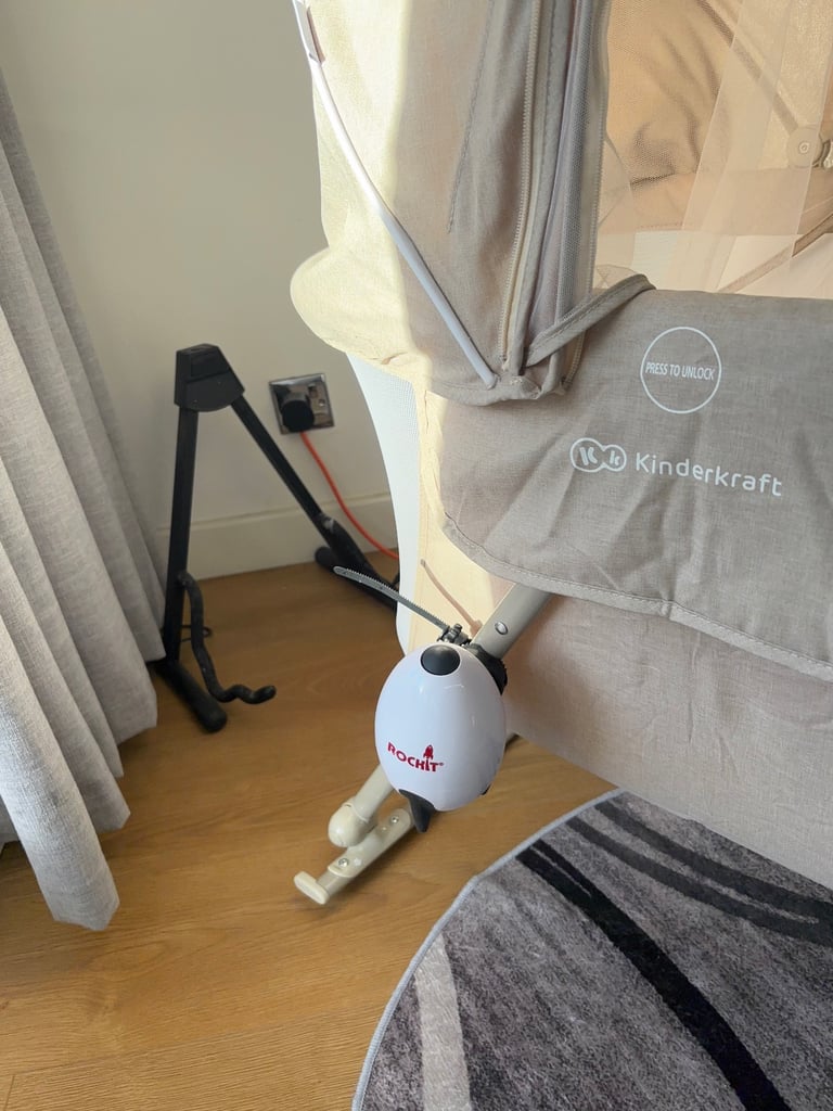 3 in 1 Baby Cot, piqa boo bear and Rocker