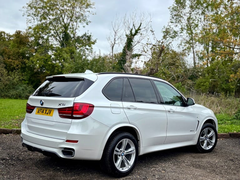 2014 BMW X5 3.0 xDrive 255 BHP 30d M Sport Performance White Auto 7 Seater FSH
