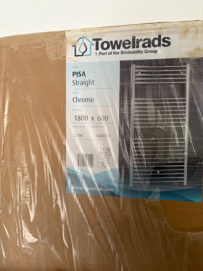Chrome towel radiators