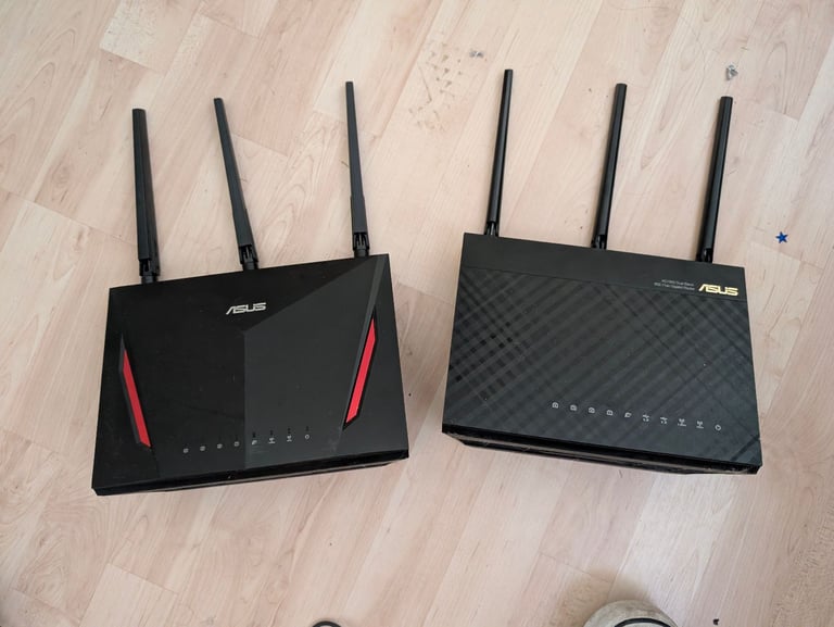 image for 2 ASUS routers can create mesh network