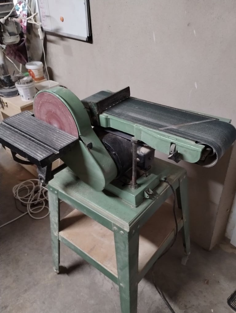 Belt and Disc Sander. HEAVY Duty Single phase