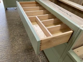 Handmade Painted In Frame Shaker Kitchen 