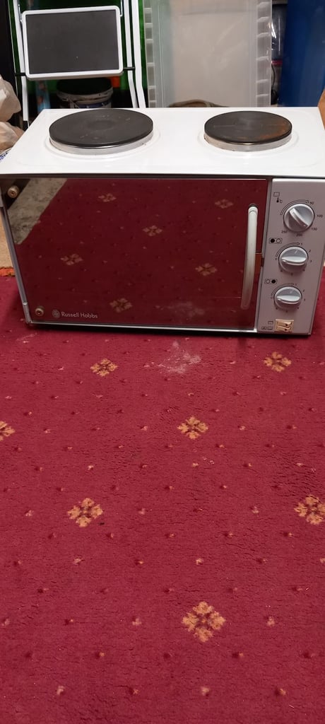 image for Electric oven with double ring on top 