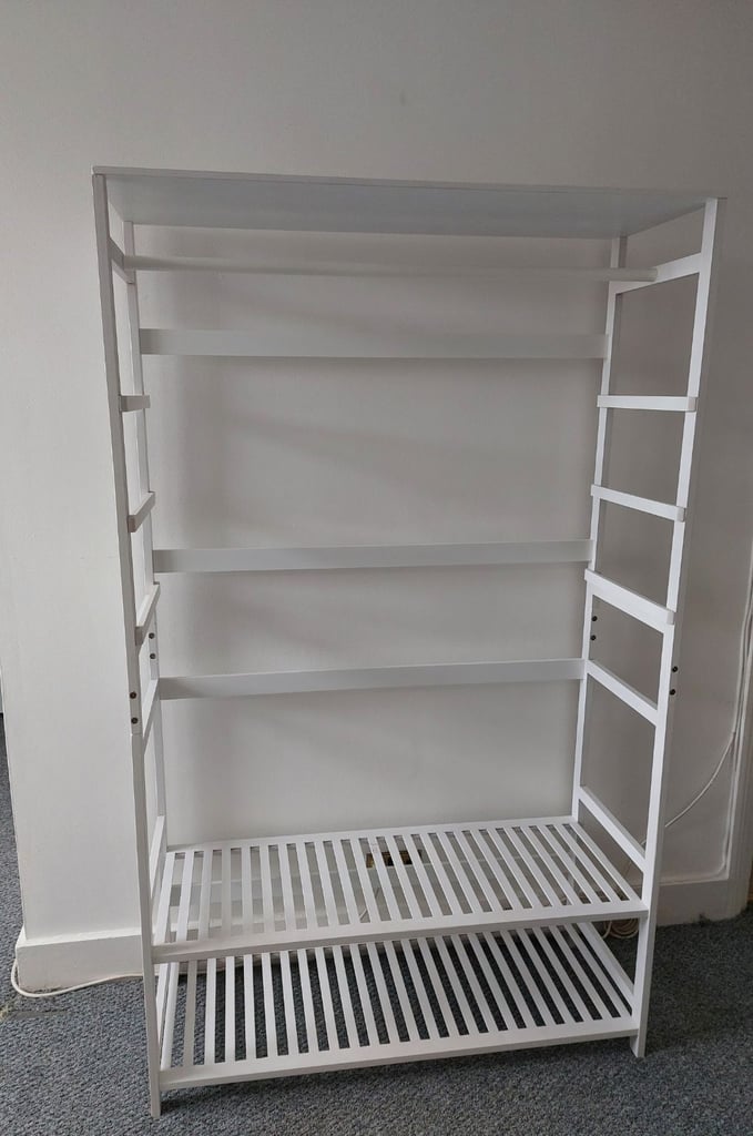 Bamboo Wood Open Wardrobe / Clothes Hanger / Clothes Rail