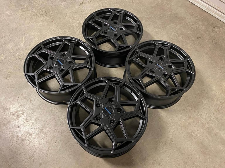 image for 20" Inch Motion R VS2 Alloy wheels Ford Transit Custom Van centre bore 65.1 5x160 Satin Black