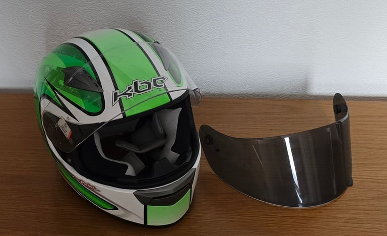 image for KBC VR Performance Green Motorbike Helmet