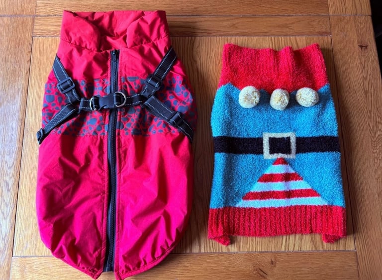 Dog Coat & Christmas Jumper