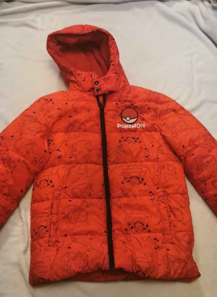 image for Excellent condition pokemon winter coat age 13 - 14