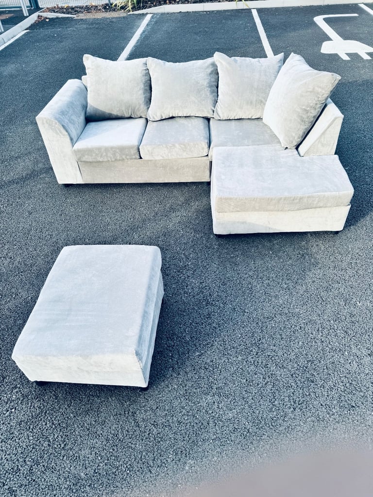 🚚 FREE DELIVERY “Grey Corner Sofa