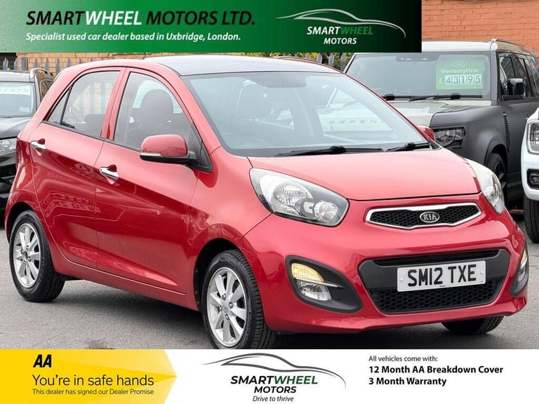 2012 Kia Picanto 1.25 2 Auto Euro 5 5dr HATCHBACK Petrol Automatic