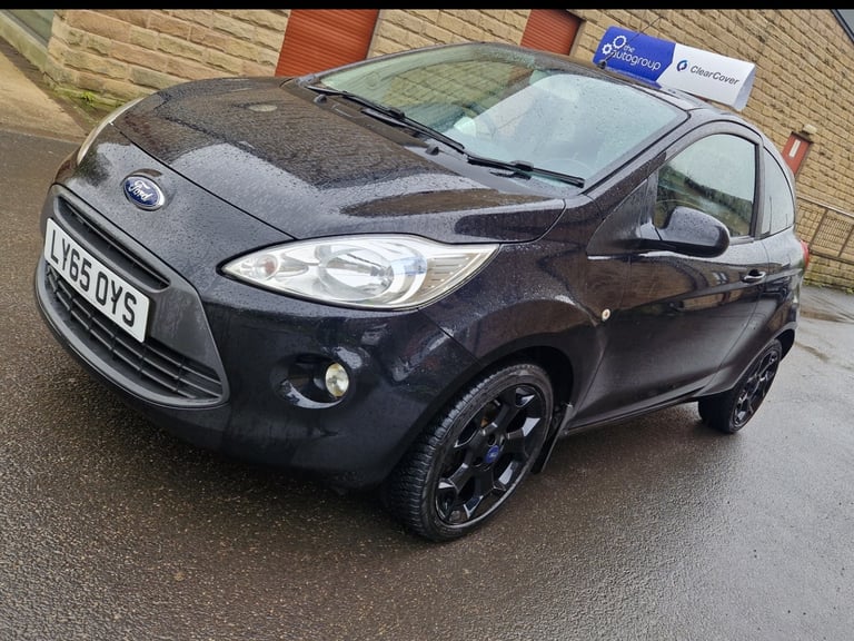 2016 (65)FORD KA 1.2 Zetec Black Edition-2 KEYS - ONLY 53K-FULL SERVICE HISTORY