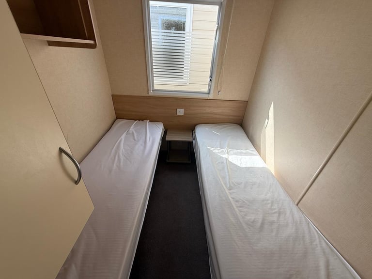 STUNNING STATIC CARAVAN BY THE BEACH FREE 2025 SITE FEES ABERGELE NORTH WALES 