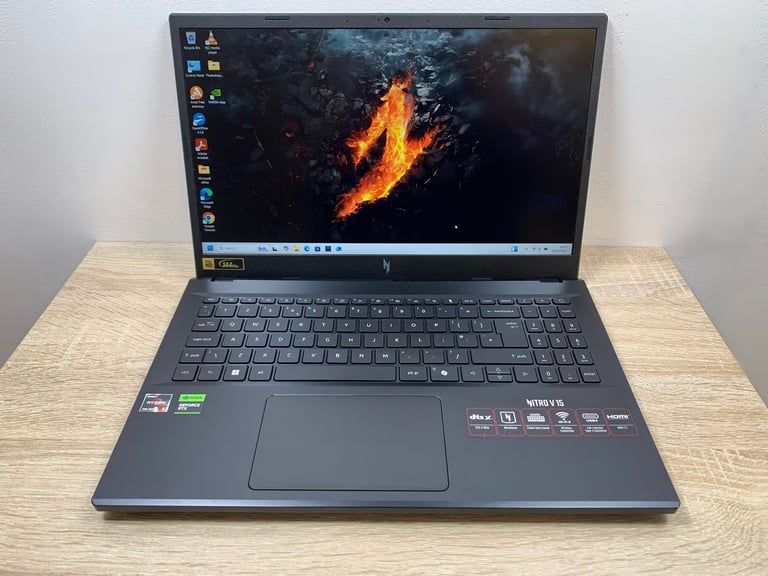 Ryzen 5 7535HS 16GB ddr5, 512GB SSD+ Acer Gaming UltraFast 144hz Full HD Laptop, NIVIDA RTX 6GB 