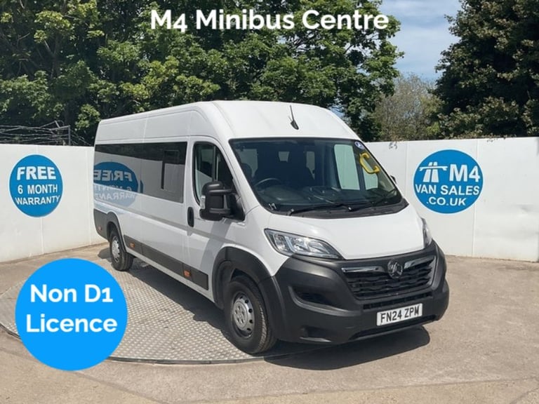 2024 Vauxhall Movano CDTi 3500 BiTurbo Prime 17 Seat Lite Euro 6 Minibus Diesel Manual