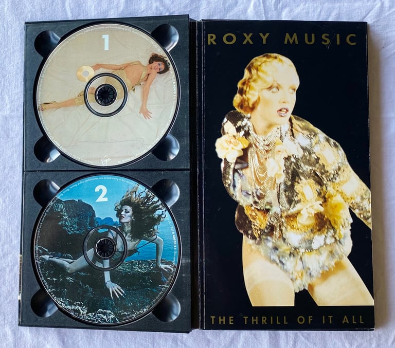 ROXY MUSIC - THE THRILL OF IT ALL 4 CD BOX SET 1995