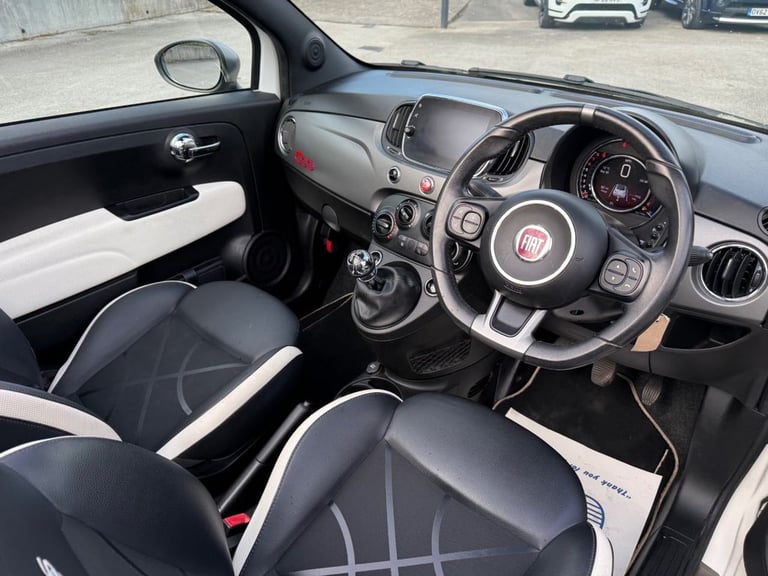 2017 Fiat 500C 1.2 S Convertible 2dr Petrol Manual Euro 6-2 OWNER CAR-HALF LEATHER UPHOLST Conver...