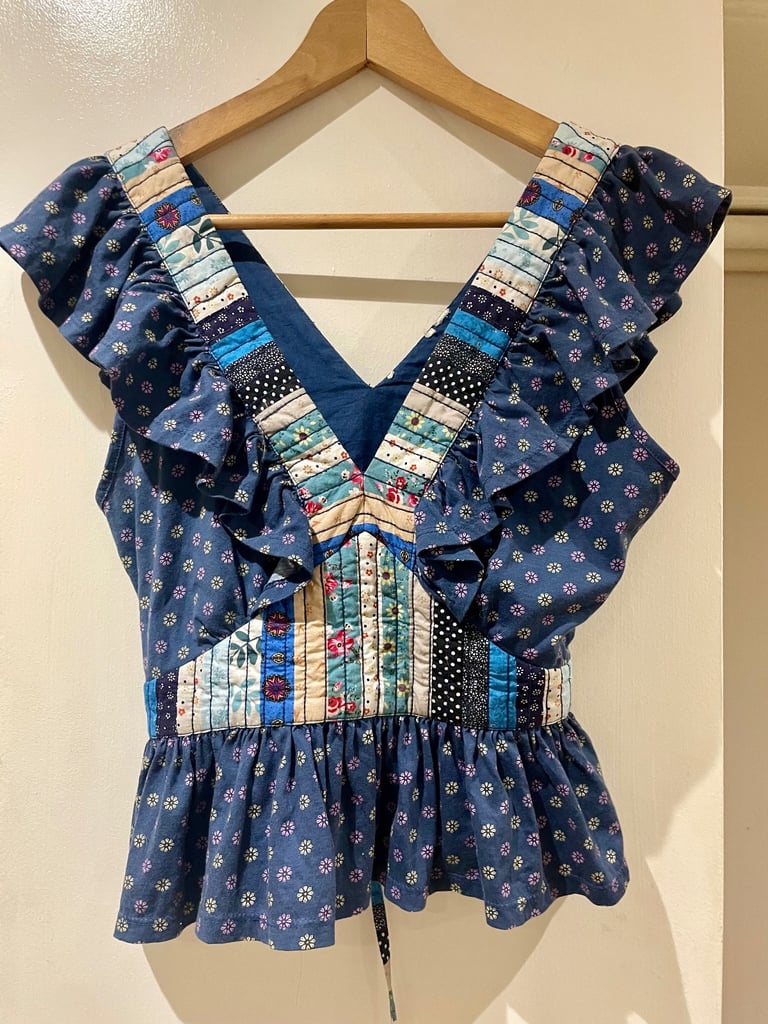 image for Cotton quilted vintage top 