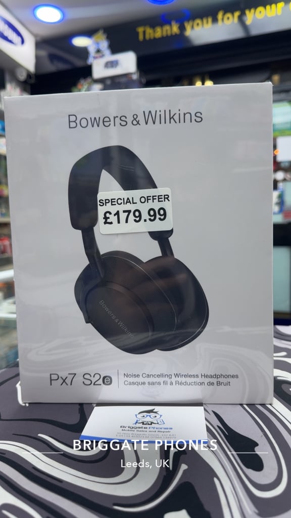 BOWERS & WILKINS PX7 S2E NOISE CANCELING WIRELESS HEADPHONES  BRAND NEW SEALED 