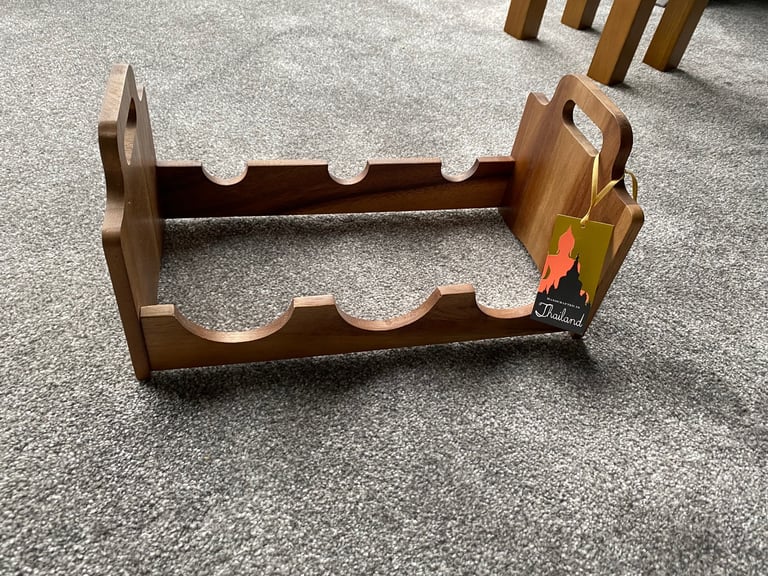 image for Wooden wine rack new